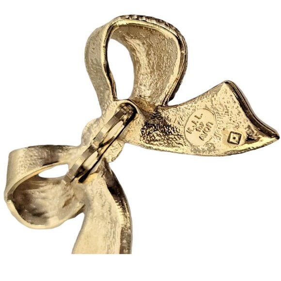 Kenneth Jay Lane KJL For Avon Gold-Tone Black Enamel Bead Enhancer Pendant - Picture 5 of 8